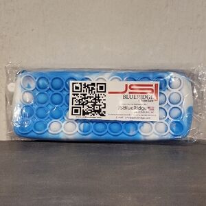 Blue and White Pop It Phone Case